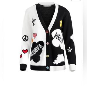 NWT- A+OX THE BEATLES BRADFORD CARDIGAN Size XS